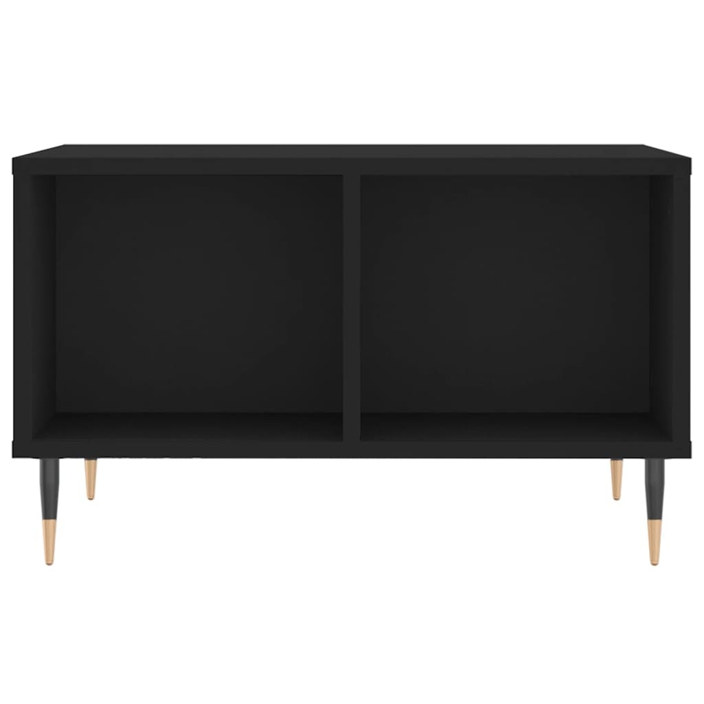 VidaXL Salontafel 60x50x36,5 cm bewerkt hout zwart