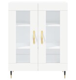 VidaXL Dressoir 69,5x34x90 cm bewerkt hout wit