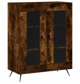 VidaXL Dressoir 69,5x34x90 cm bewerkt hout gerookt eikenkleurig