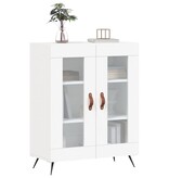 VidaXL Dressoir 69,5x34x90 cm bewerkt hout wit