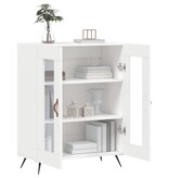 VidaXL Dressoir 69,5x34x90 cm bewerkt hout wit