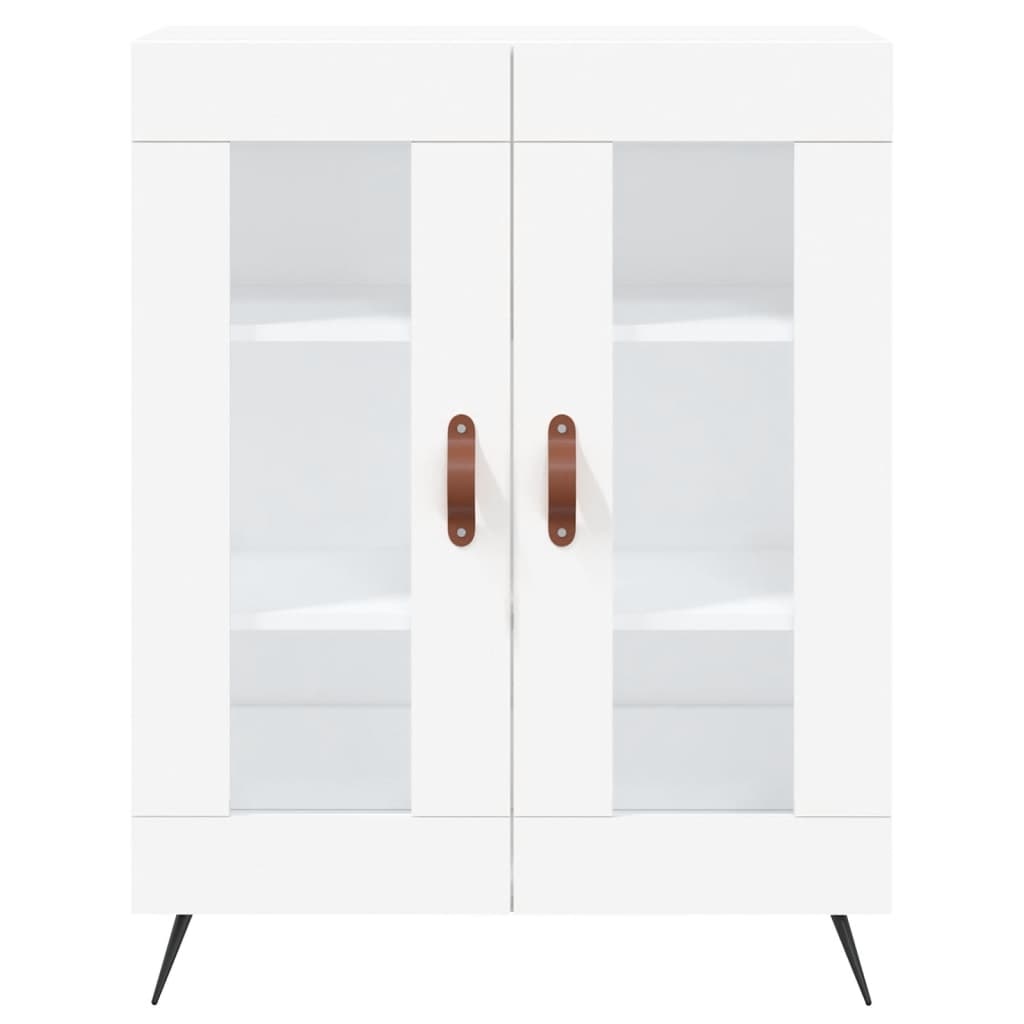 VidaXL Dressoir 69,5x34x90 cm bewerkt hout wit