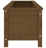 VidaXL Plantenbak verhoogd 119,5x40x39 cm massief grenen honingbruin