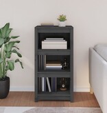 VidaXL Boekenkast 50x35x97 cm massief grenenhout grijs