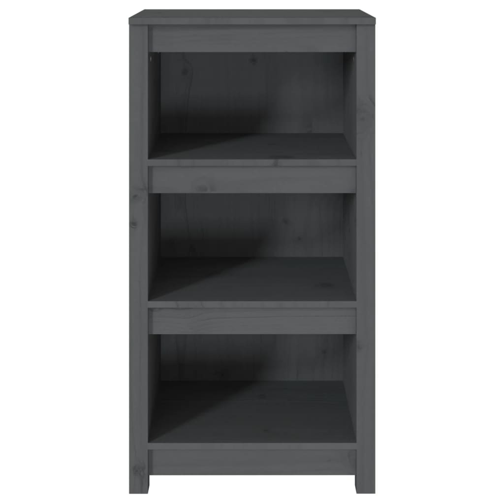VidaXL Boekenkast 50x35x97 cm massief grenenhout grijs