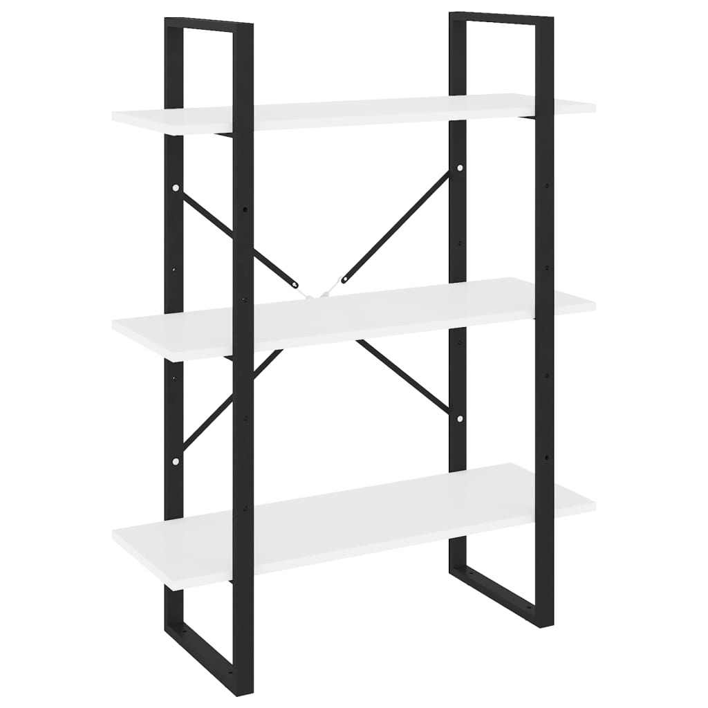 VidaXL Boekenkast 80x30x105 cm bewerkt hout wit