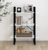 VidaXL Boekenkast 80x30x105 cm bewerkt hout wit