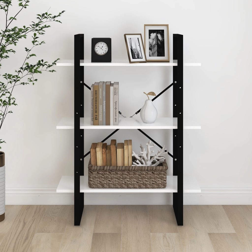 VidaXL Boekenkast 80x30x105 cm bewerkt hout wit