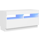 VidaXL Tv-meubel met LED-verlichting 80x35x40 cm wit