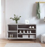 VidaXL Schoenenkast 102x36x60 cm bewerkt hout betongrijs