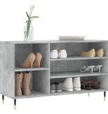 VidaXL Schoenenkast 102x36x60 cm bewerkt hout betongrijs