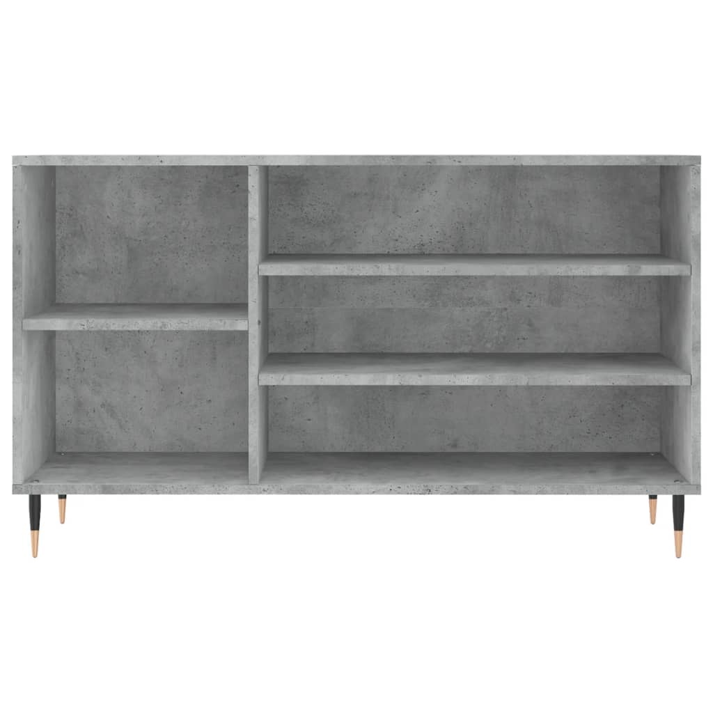VidaXL Schoenenkast 102x36x60 cm bewerkt hout betongrijs