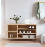 VidaXL Schoenenkast 102x36x60 cm bewerkt hout sonoma eikenkleurig