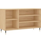 VidaXL Schoenenkast 102x36x60 cm bewerkt hout sonoma eikenkleurig