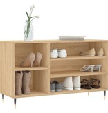 VidaXL Schoenenkast 102x36x60 cm bewerkt hout sonoma eikenkleurig