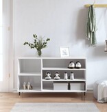 VidaXL Schoenenkast 102x36x60 cm bewerkt hout hoogglans wit