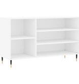 VidaXL Schoenenkast 102x36x60 cm bewerkt hout hoogglans wit