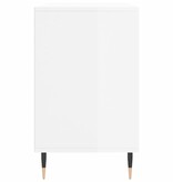 VidaXL Schoenenkast 102x36x60 cm bewerkt hout hoogglans wit