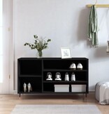 VidaXL Schoenenkast 102x36x60 cm bewerkt hout zwart