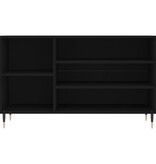 VidaXL Schoenenkast 102x36x60 cm bewerkt hout zwart