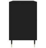 VidaXL Schoenenkast 102x36x60 cm bewerkt hout zwart