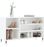 VidaXL Schoenenkast 102x36x60 cm bewerkt hout wit