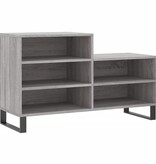 VidaXL Schoenenkast 102x36x60 cm bewerkt hout sonoma grijs
