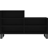 VidaXL Schoenenkast 102x36x60 cm bewerkt hout zwart