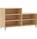 VidaXL Schoenenkast 102x36x60 cm bewerkt hout sonoma eikenkleurig