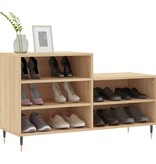 VidaXL Schoenenkast 102x36x60 cm bewerkt hout sonoma eikenkleurig