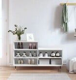 VidaXL Schoenenkast 102x36x60 cm bewerkt hout hoogglans wit
