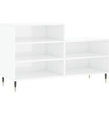 VidaXL Schoenenkast 102x36x60 cm bewerkt hout hoogglans wit