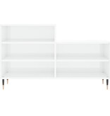 VidaXL Schoenenkast 102x36x60 cm bewerkt hout hoogglans wit