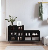 VidaXL Schoenenkast 102x36x60 cm bewerkt hout zwart