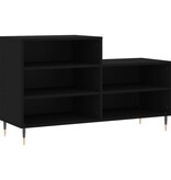 VidaXL Schoenenkast 102x36x60 cm bewerkt hout zwart