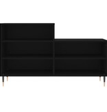 VidaXL Schoenenkast 102x36x60 cm bewerkt hout zwart