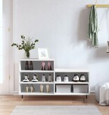 VidaXL Schoenenkast 102x36x60 cm bewerkt hout wit