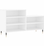 VidaXL Schoenenkast 102x36x60 cm bewerkt hout wit