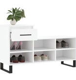 VidaXL Schoenenkast 102x36x60 cm bewerkt hout wit
