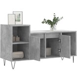 VidaXL Tv-meubel 100x35x55 cm bewerkt hout betongrijs