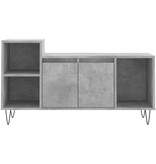 VidaXL Tv-meubel 100x35x55 cm bewerkt hout betongrijs