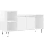 VidaXL Tv-meubel 100x35x55 cm bewerkt hout hoogglans wit