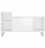 VidaXL Tv-meubel 100x35x55 cm bewerkt hout hoogglans wit