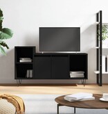 VidaXL Tv-meubel 100x35x55 cm bewerkt hout zwart