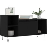 VidaXL Tv-meubel 100x35x55 cm bewerkt hout zwart