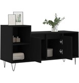 VidaXL Tv-meubel 100x35x55 cm bewerkt hout zwart