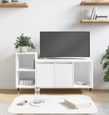 VidaXL Tv-meubel 100x35x55 cm bewerkt hout wit