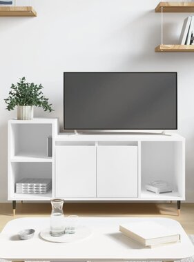VidaXL Tv-meubel 100x35x55 cm bewerkt hout wit