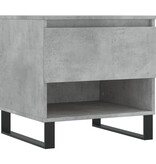 VidaXL Salontafels 2 st 50x46x50 cm bewerkt hout betongrijs