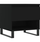 VidaXL Salontafels 2 st 50x46x50 cm bewerkt hout zwart
